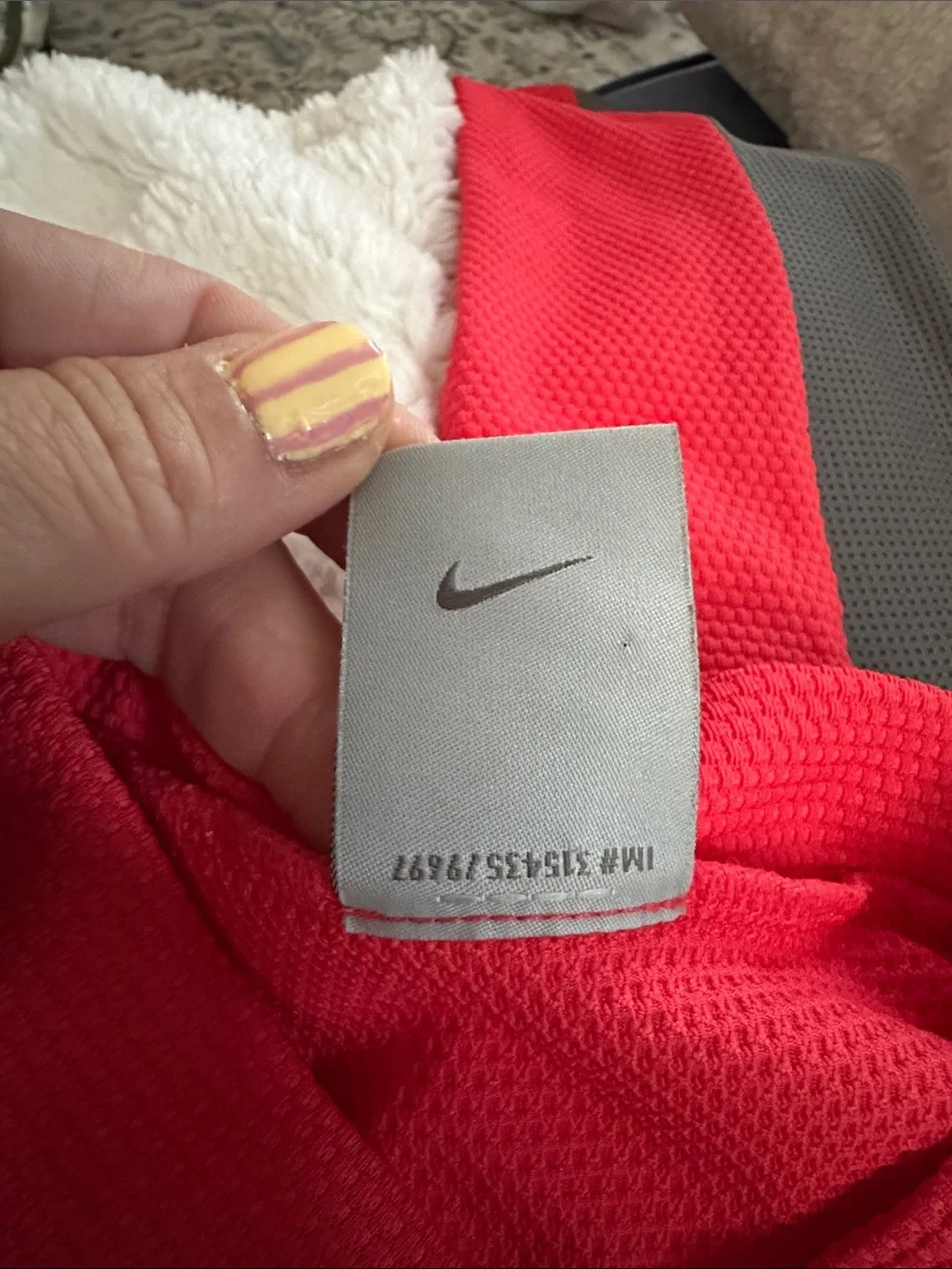 Nike Sphere Dry Women’s Cycling Jersey Sz S Coral Gray Full Zip Long Sleeve NWOT
